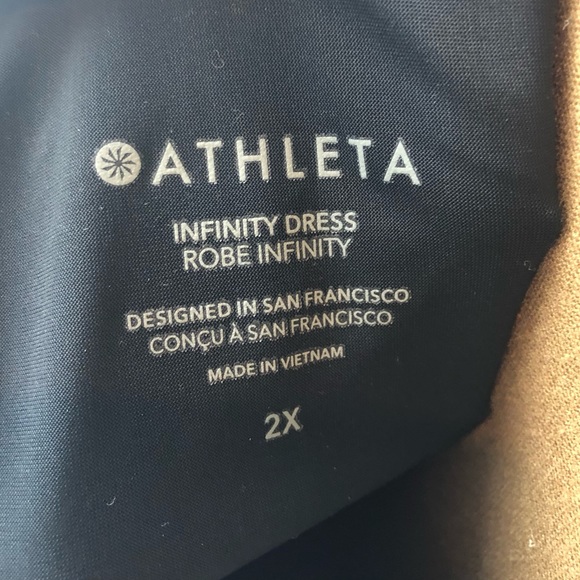 Athleta Infinity Dress Never Worn Bathing Suit Beach Coverup Women’s Size 2X - Picture 3 of 4